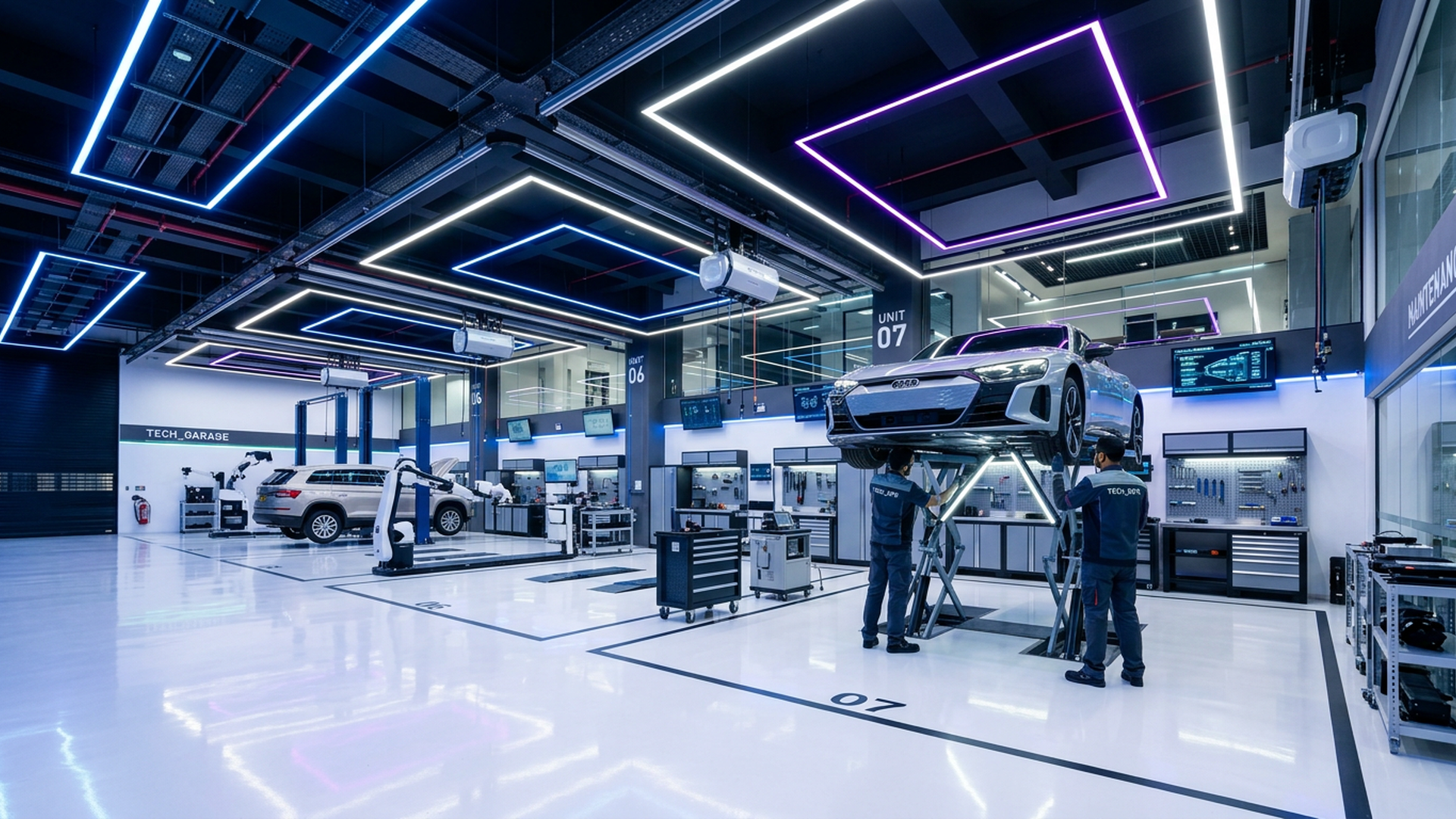 Luxury car headlights